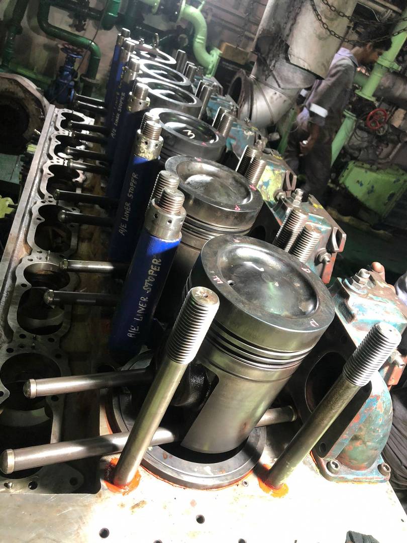 aux engine complete repair