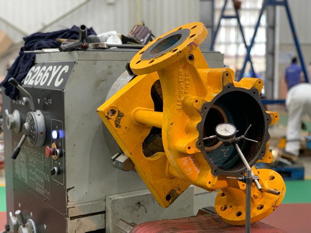 pump casing machining